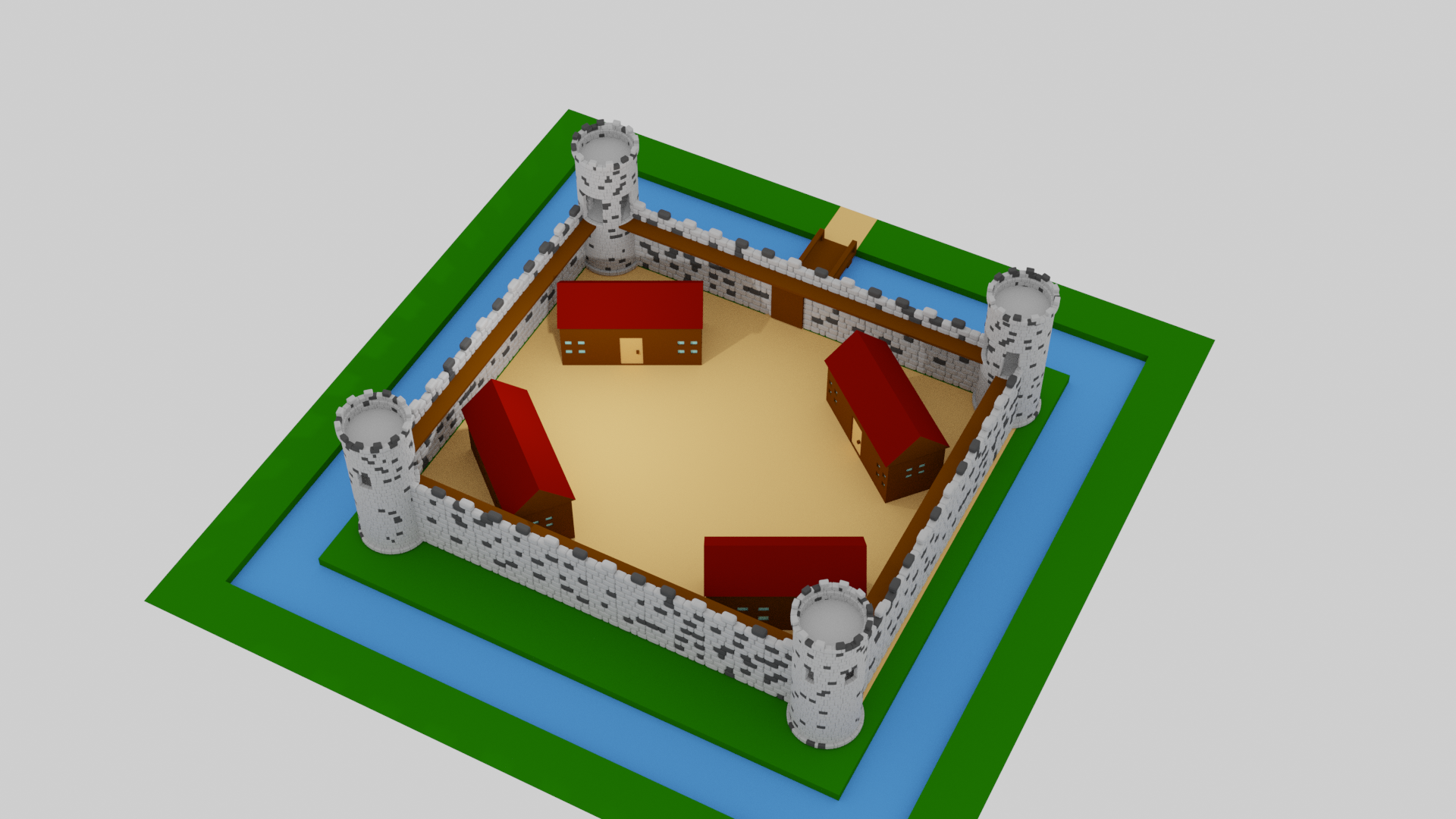 Low poly castle preview image 2